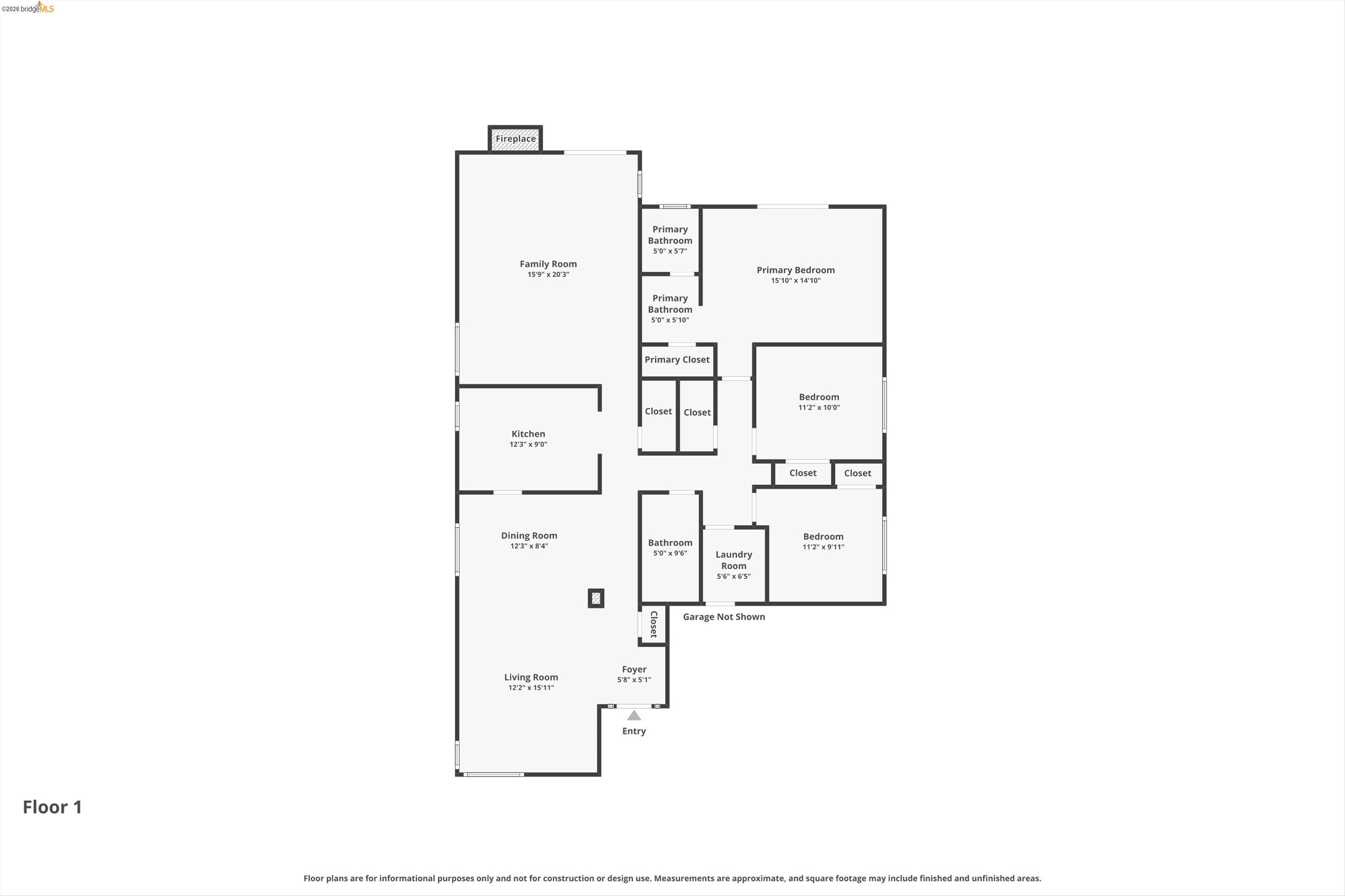 5001 St Garrett Court Concord, CA 94521 - Photo 45 of 45 Floor plan