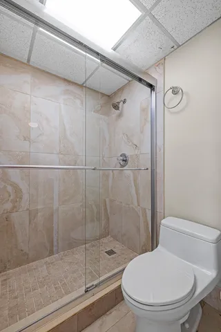 a view of a house with a large window