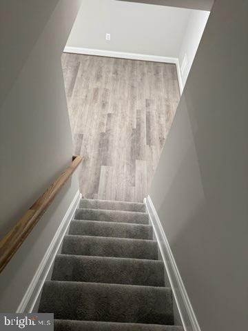1095 Llano Drive La Plata, MD 20646 - Photo 16 of 19 a view of staircase with white walls