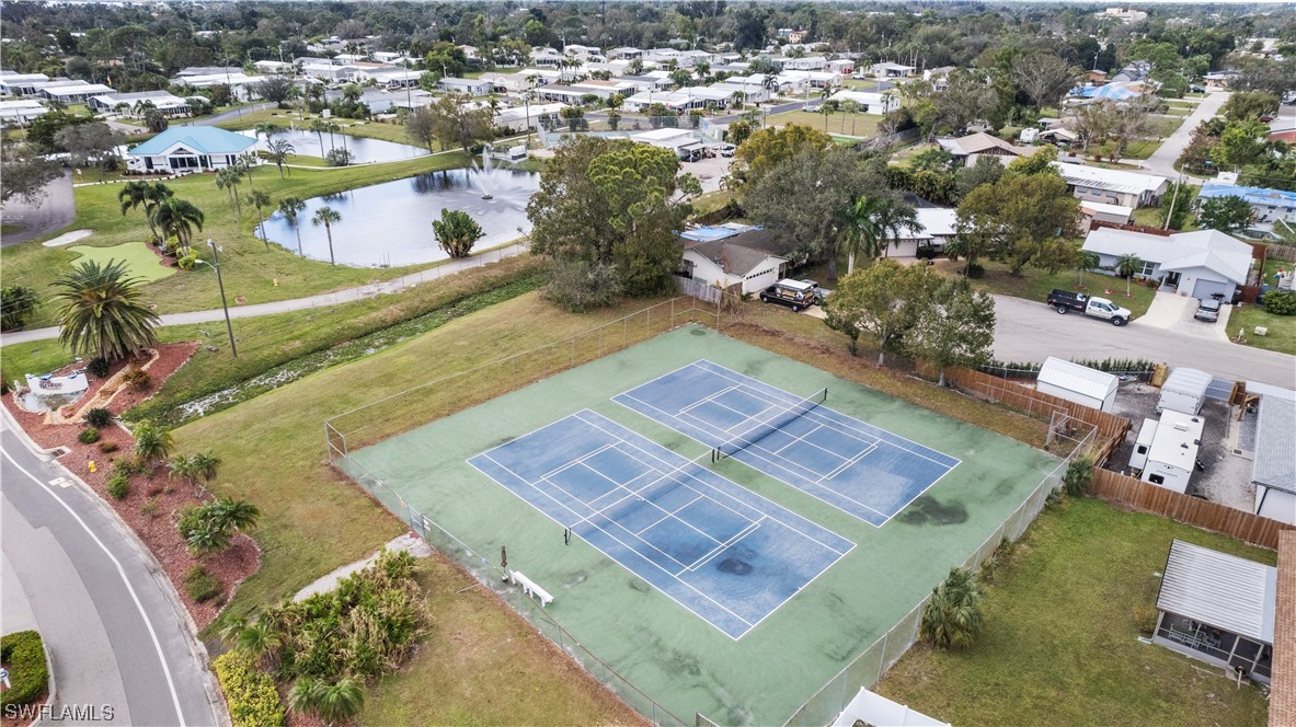 7031 New Post Road, Unit 4 North Fort Myers, FL 33917 - Photo 29 of 39 an aerial view of a house