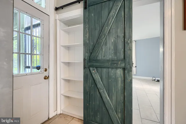 a close view of closet