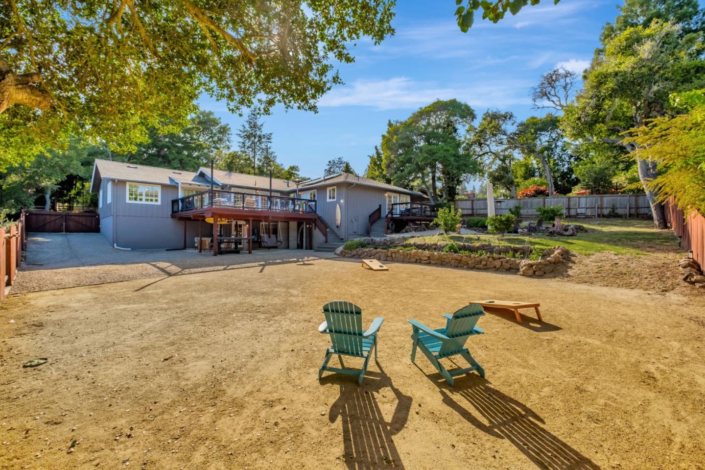 770 Graham Hill Road Santa Cruz, CA 95060 - Photo 78 of 83 a view of a house with swimming pool and sitting area