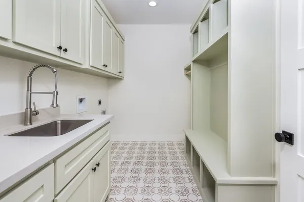 a bathroom with a sink and a bathtub