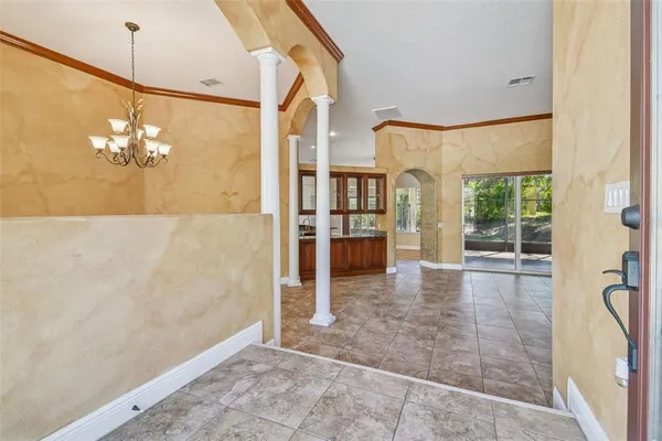 a view of livingroom with furniture wooden floor and window