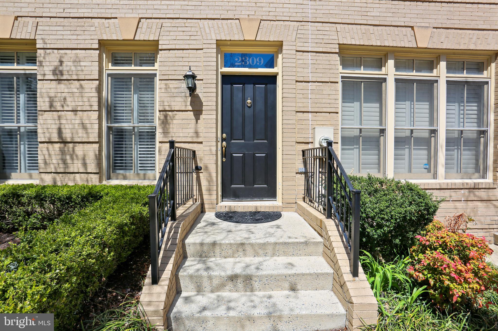 Handsome brick-front townhouse