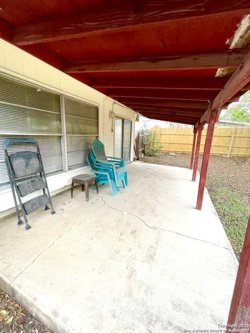 a house view with a garden space
