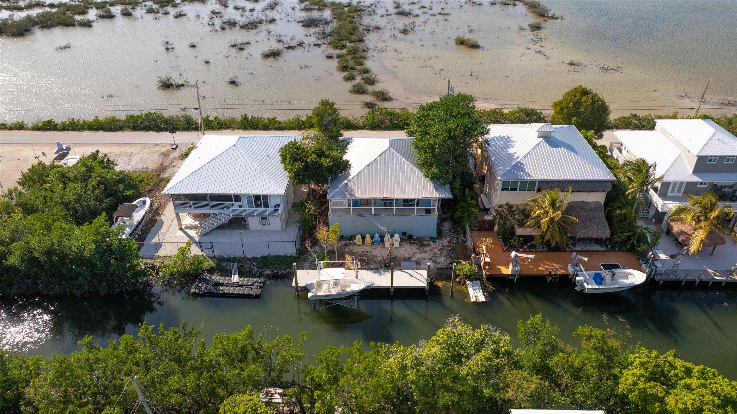 663 Indies Road Summerland Key, FL 33042 - Photo 20 of 32 30-0029 aerial canal 1