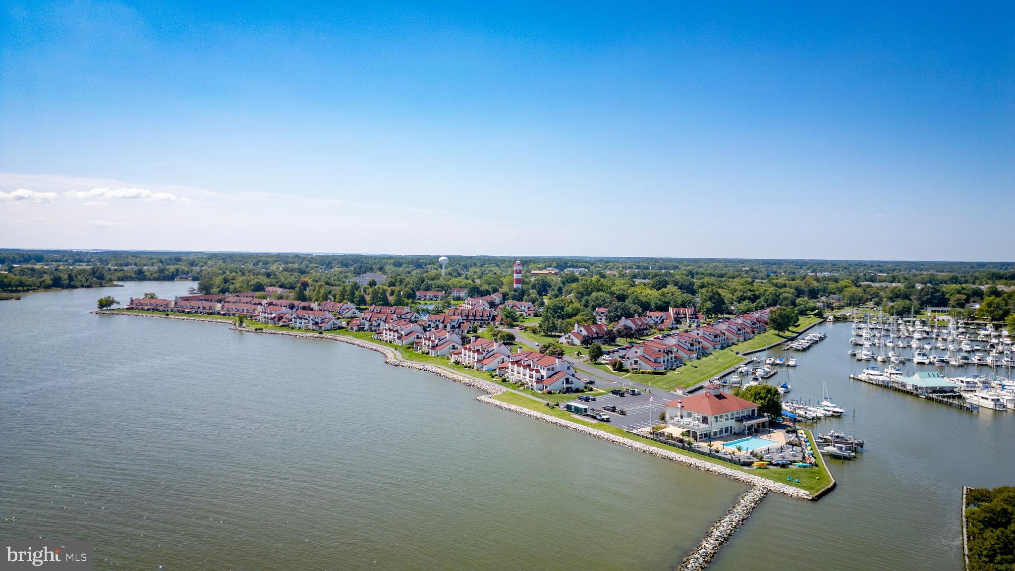 34 Queen Anne Way, Unit A Chester, MD 21619 - Photo 7 of 22 Queens Landing - Aerial