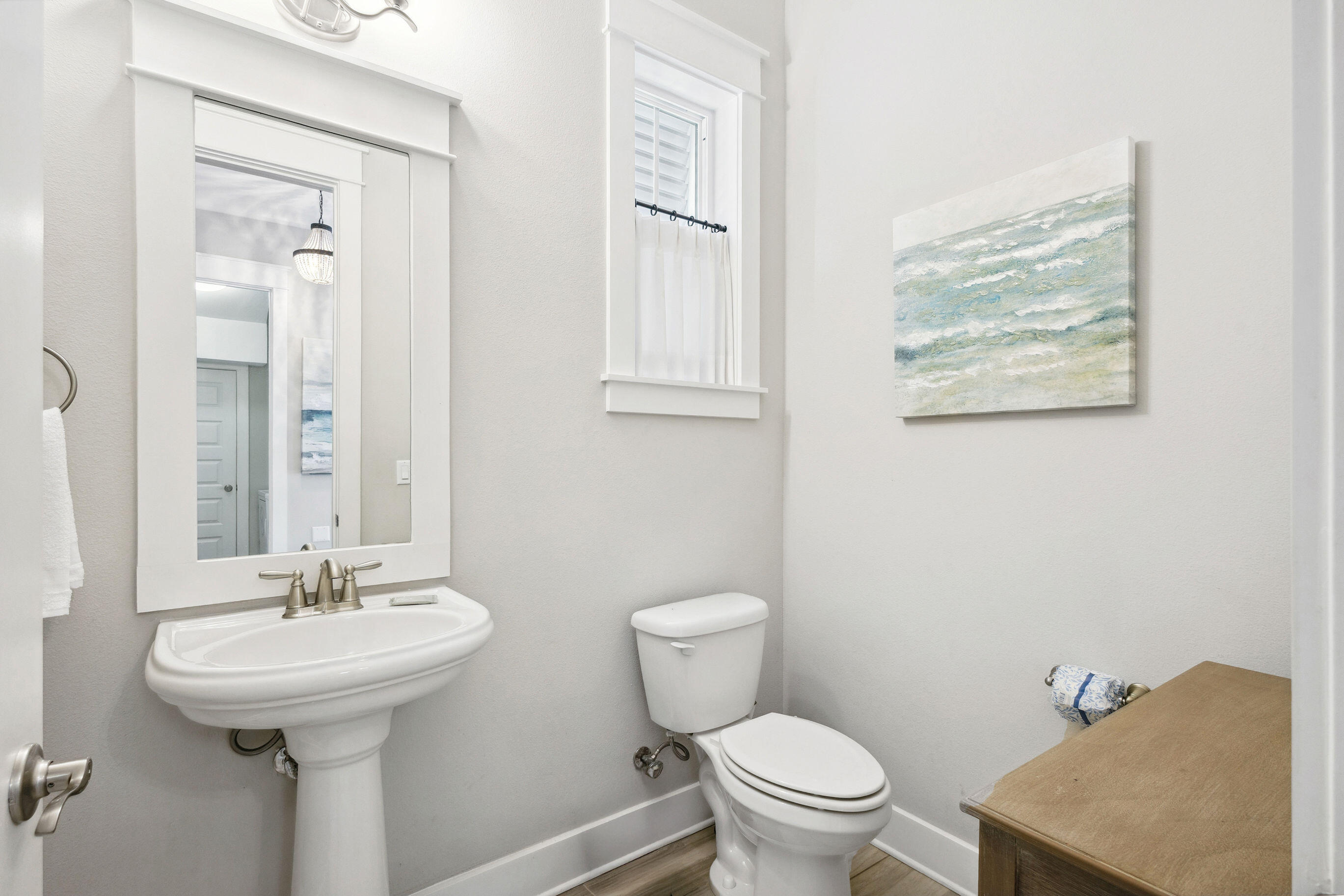 12 Milestone Dr Inlet Beach, Unit A Inlet Beach, FL 32461 - Photo 13 of 38 a bathroom with a sink and a toilet