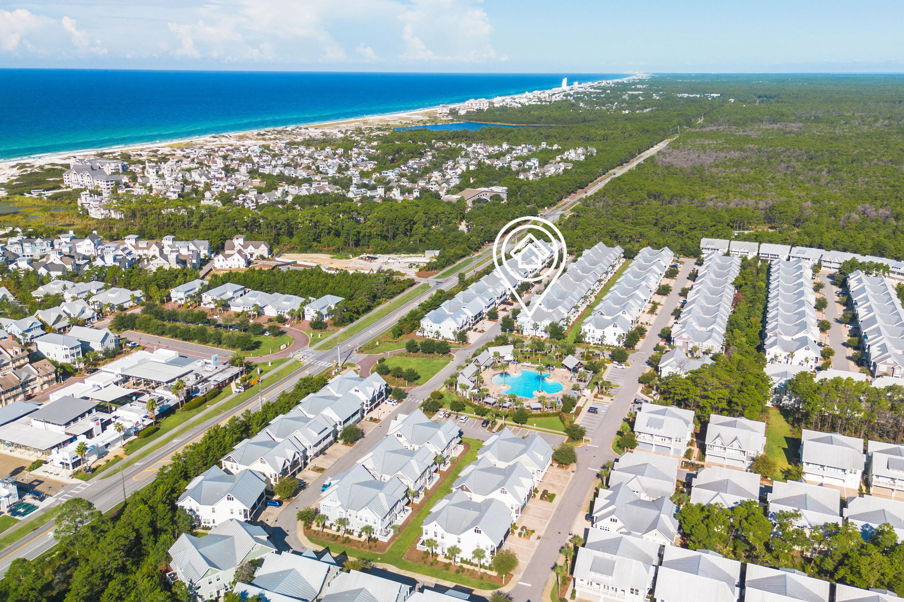 12 Milestone Dr Inlet Beach, Unit A Inlet Beach, FL 32461 - Photo 31 of 38 a view of an ocean view