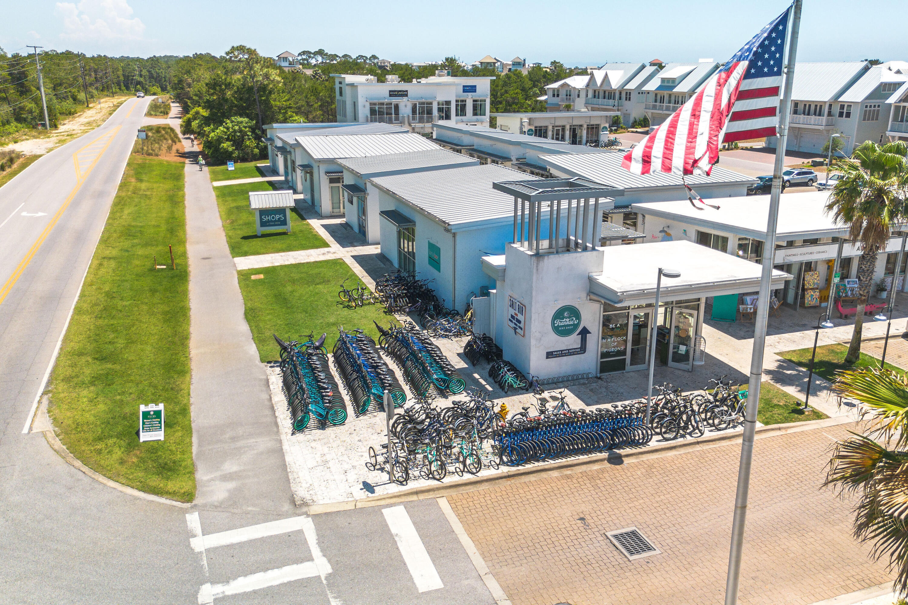 12 Milestone Dr Inlet Beach, Unit A Inlet Beach, FL 32461 - Photo 36 of 38 a view of a house with a park