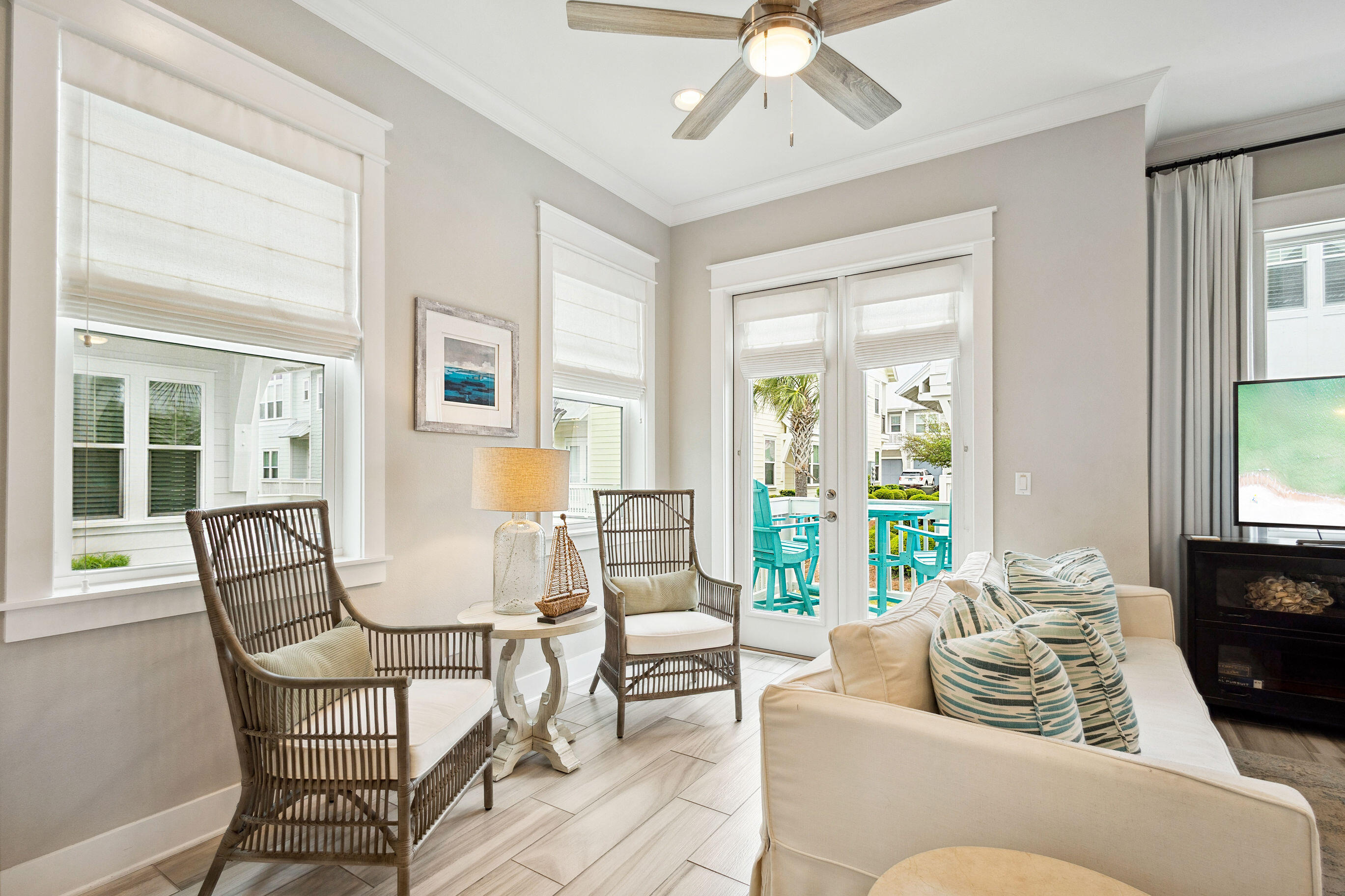 12 Milestone Dr Inlet Beach, Unit A Inlet Beach, FL 32461 - Photo 9 of 38 a living room with furniture and a large window