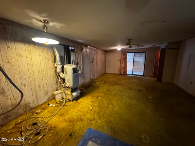 a view of empty room