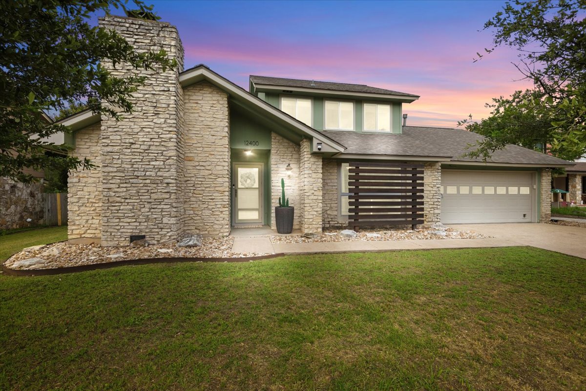 12400 Rusted Nail Cove Austin, TX 78750 - Photo 1 of 31 Mature trees and established landscaping create standout curb appeal on this quiet cul-de-sac lot.