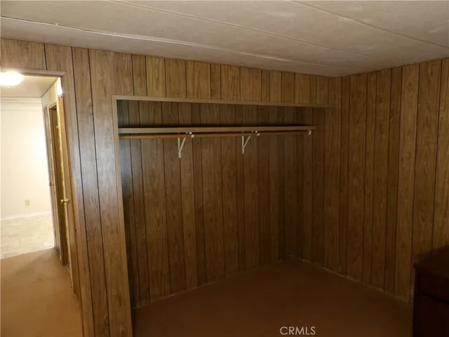 a bathroom with a mirror