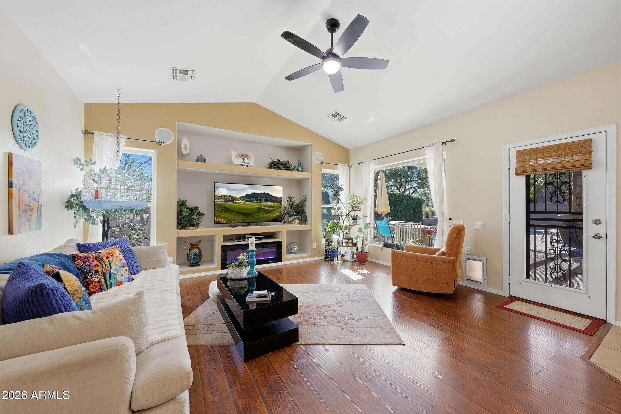 3897 East Cullumber Street Gilbert, AZ 85234 - Photo 15 of 51 a living room with furniture or outdoor view and a large window