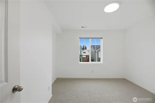 a view of a room with window