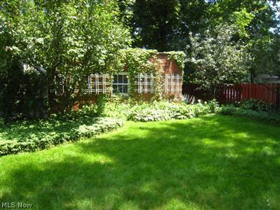 3317 Ingleside Road Shaker Heights, OH 44122 - Photo 18 of 19 Rear yard with pretty flower beds.