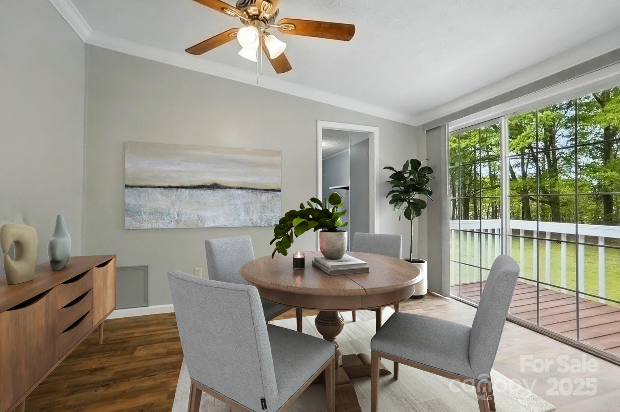 621 Harper Davis Road Lake Wylie, SC 29710 - Photo 7 of 30 a view of a dining room with furniture window and outside view