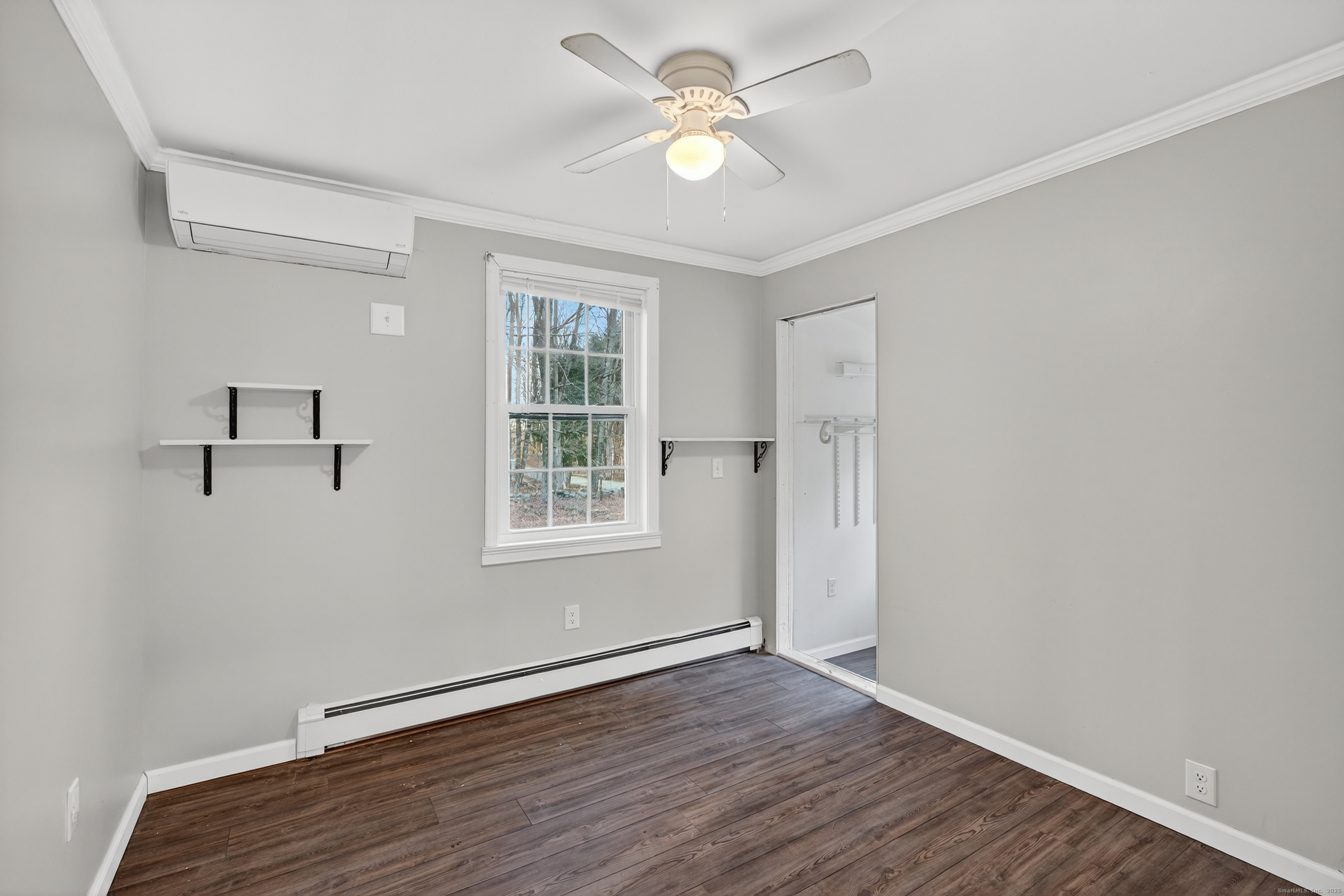 586 Back Road Windham, CT 06256 - Photo 14 of 32 wooden floor in an empty room with a window