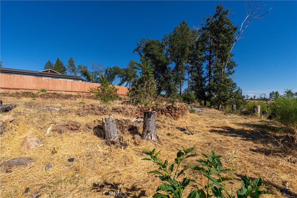 1569 La Grand View Road Paradise, CA 95969 - Photo 8 of 13 a view of a yard with wooden fence