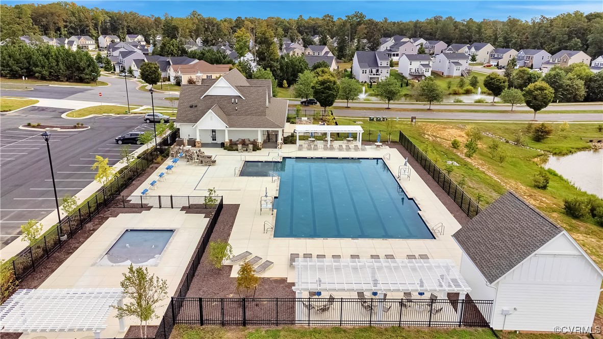 7232 Cress Terrace New Kent, VA 23124 - Photo 37 of 42 a view of a city with an ocean view