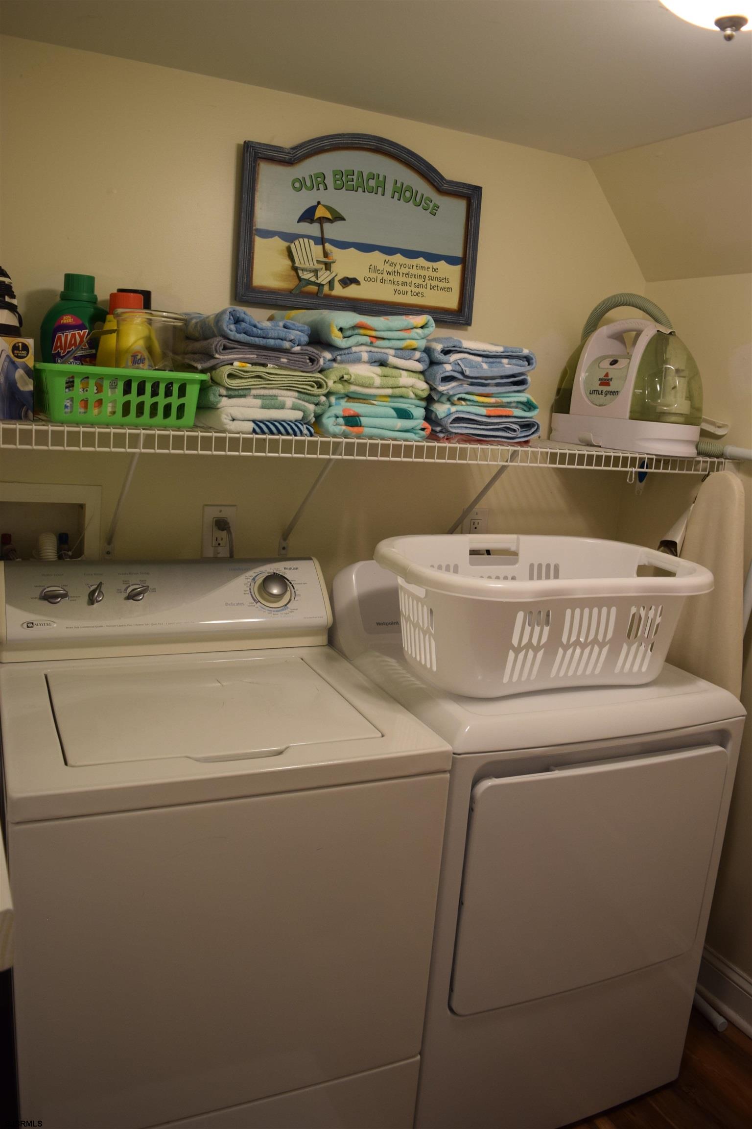 205 West Brigantine Avenue Brigantine, NJ 08203 - Photo 23 of 31 a utility room with dryer and washer