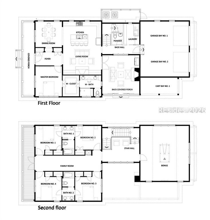 34 Tabby Shell Road Bluffton, SC 29910 - Photo 16 of 16 Floor Plan