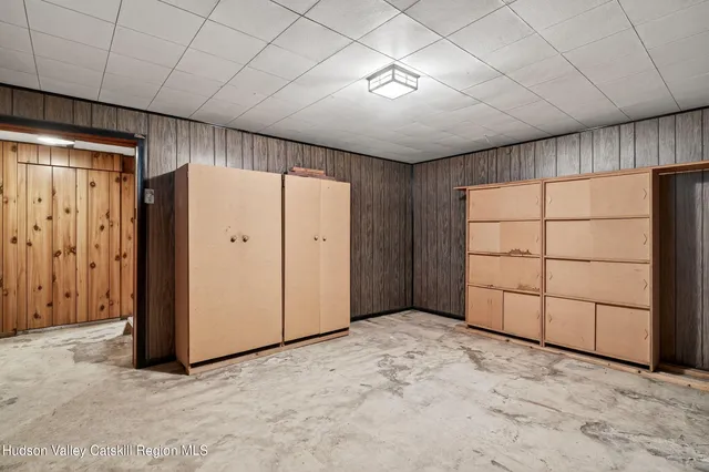 a view of a tree in a yard