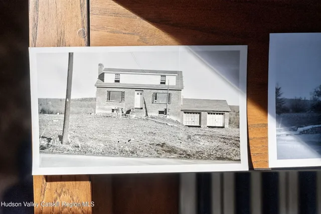a view of a lake with a mountain in the background