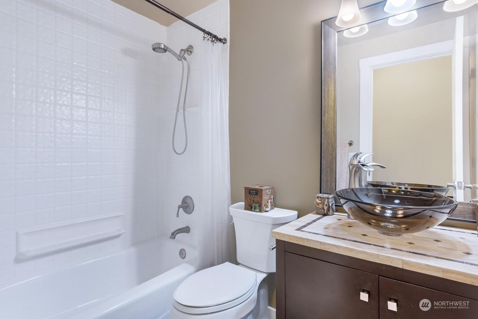 23002 2nd Avenue Southeast Bothell, WA 98021 - Photo 16 of 22 a bathroom with a granite countertop sink toilet and shower