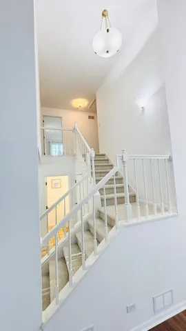 view of an empty room with a window