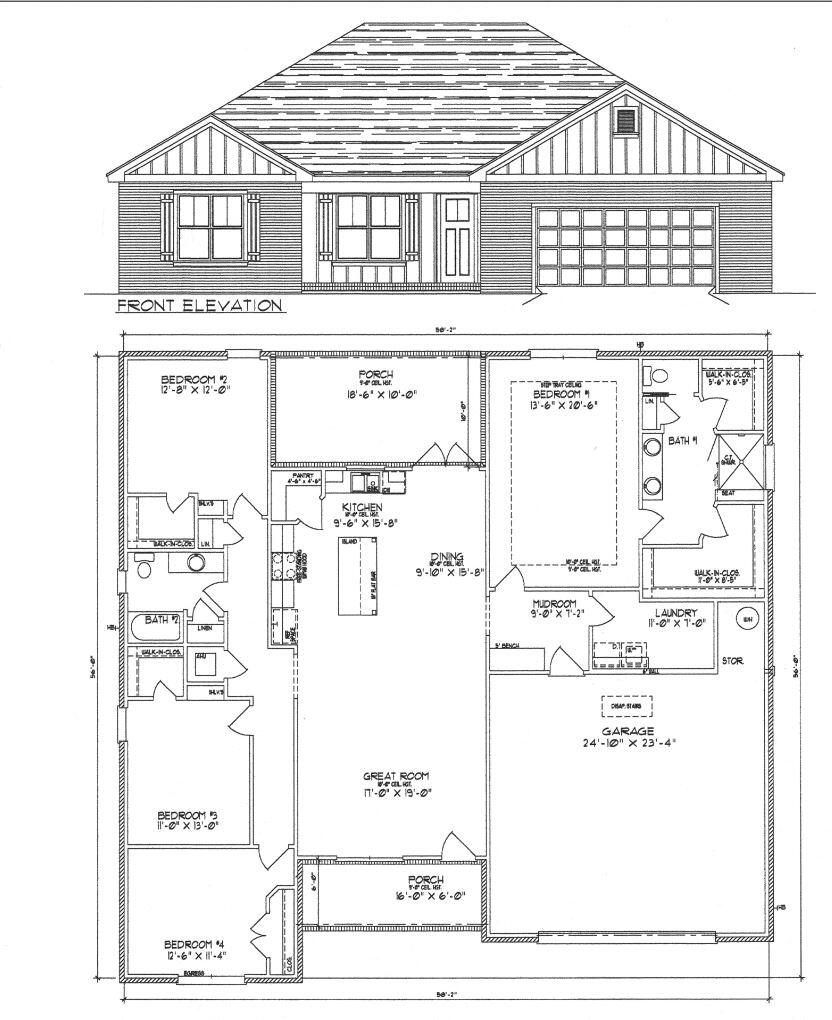 61 Spruce Street Freeport, FL 32439 - Photo 35 of 35 a black and white photo of a living room