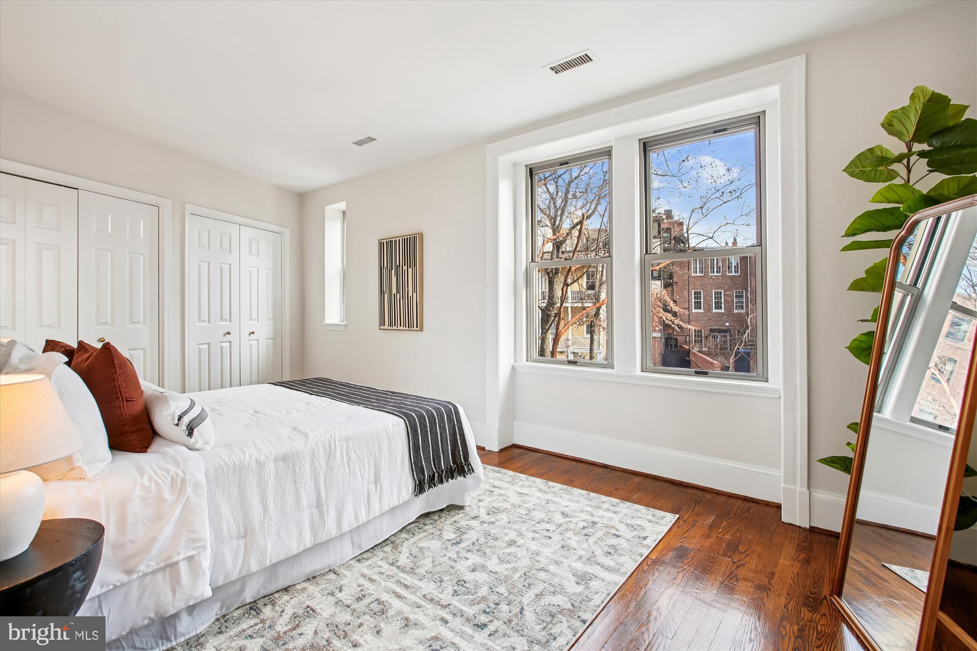 2129 Florida Avenue Northwest, Unit 101 Washington, DC 20008 - Photo 21 of 40 Bright and airy bedroom two with city views.