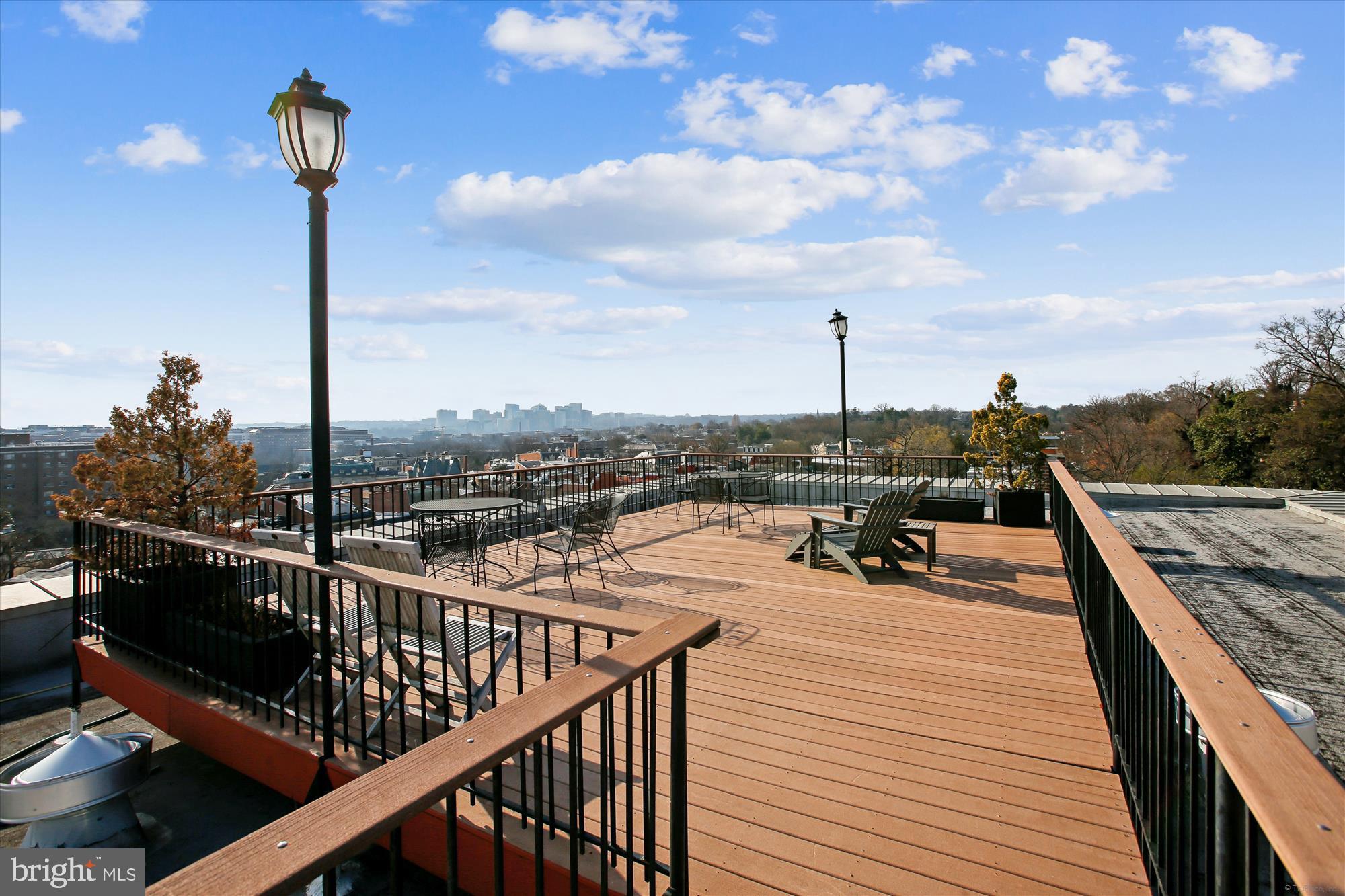 2129 Florida Avenue Northwest, Unit 101 Washington, DC 20008 - Photo 27 of 40 Scenic rooftop retreat with city views.