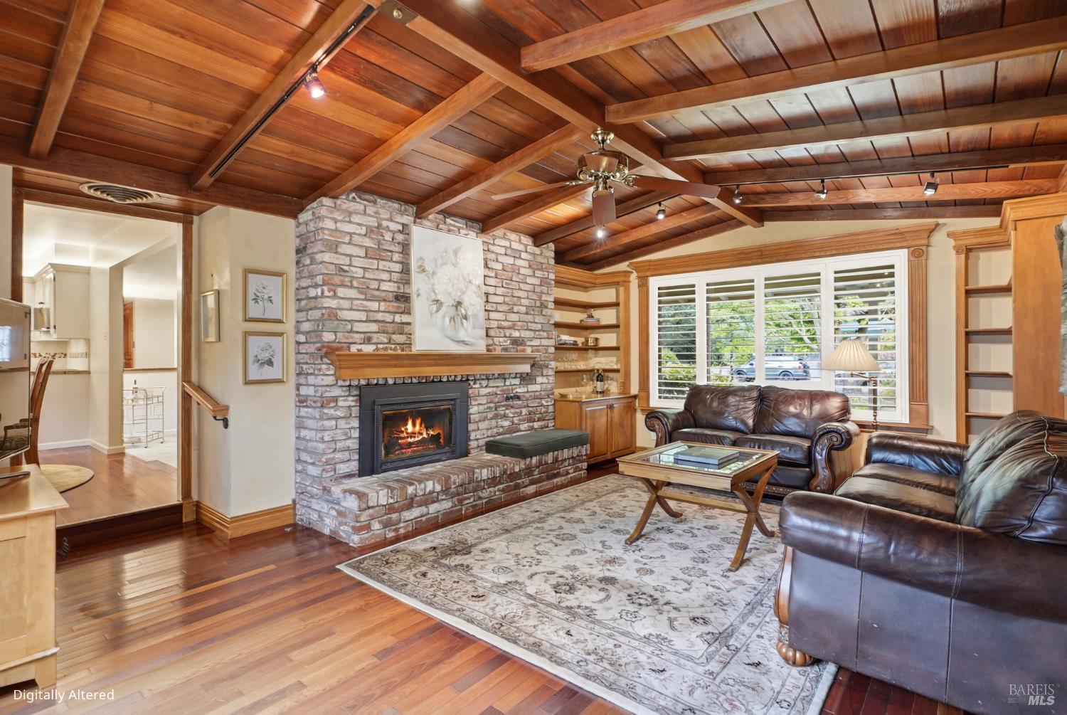 373 Piezzi Road Santa Rosa, CA 95401 - Photo 11 of 55 a living room with furniture and a fireplace