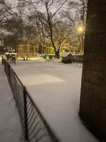 a view of outdoor space with seating