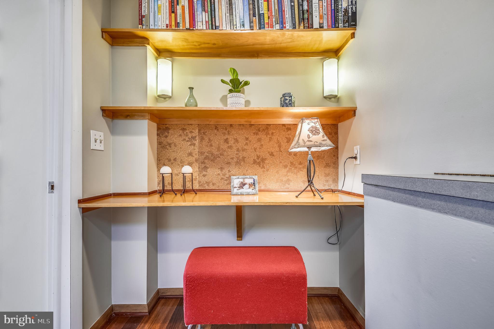 1143 Riverside Avenue Baltimore, MD 21230 - Photo 46 of 76 Built in Custom Desk on 3rd floor
