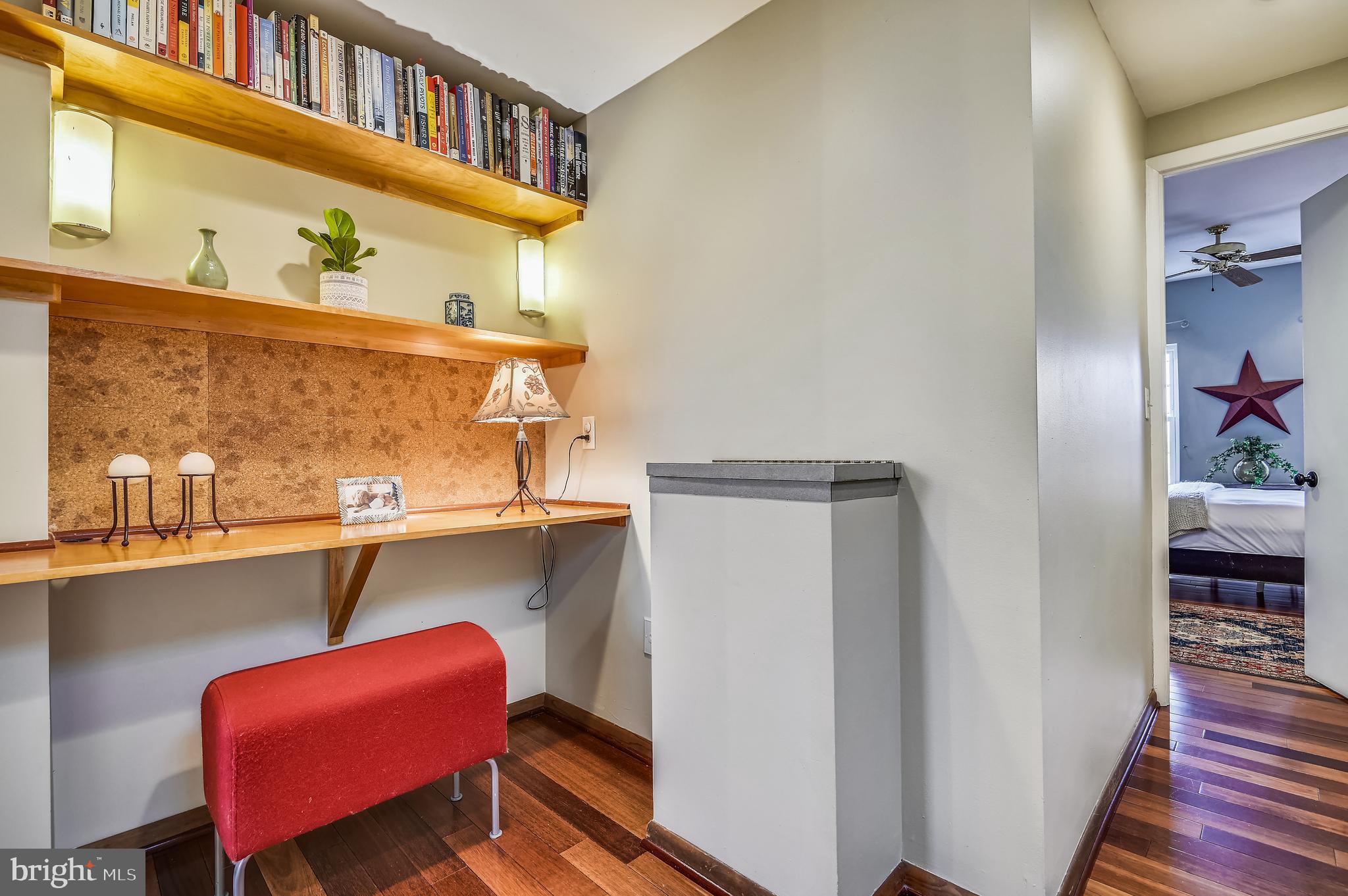 1143 Riverside Avenue Baltimore, MD 21230 - Photo 47 of 76 Built in Custom Desk on 3rd floor