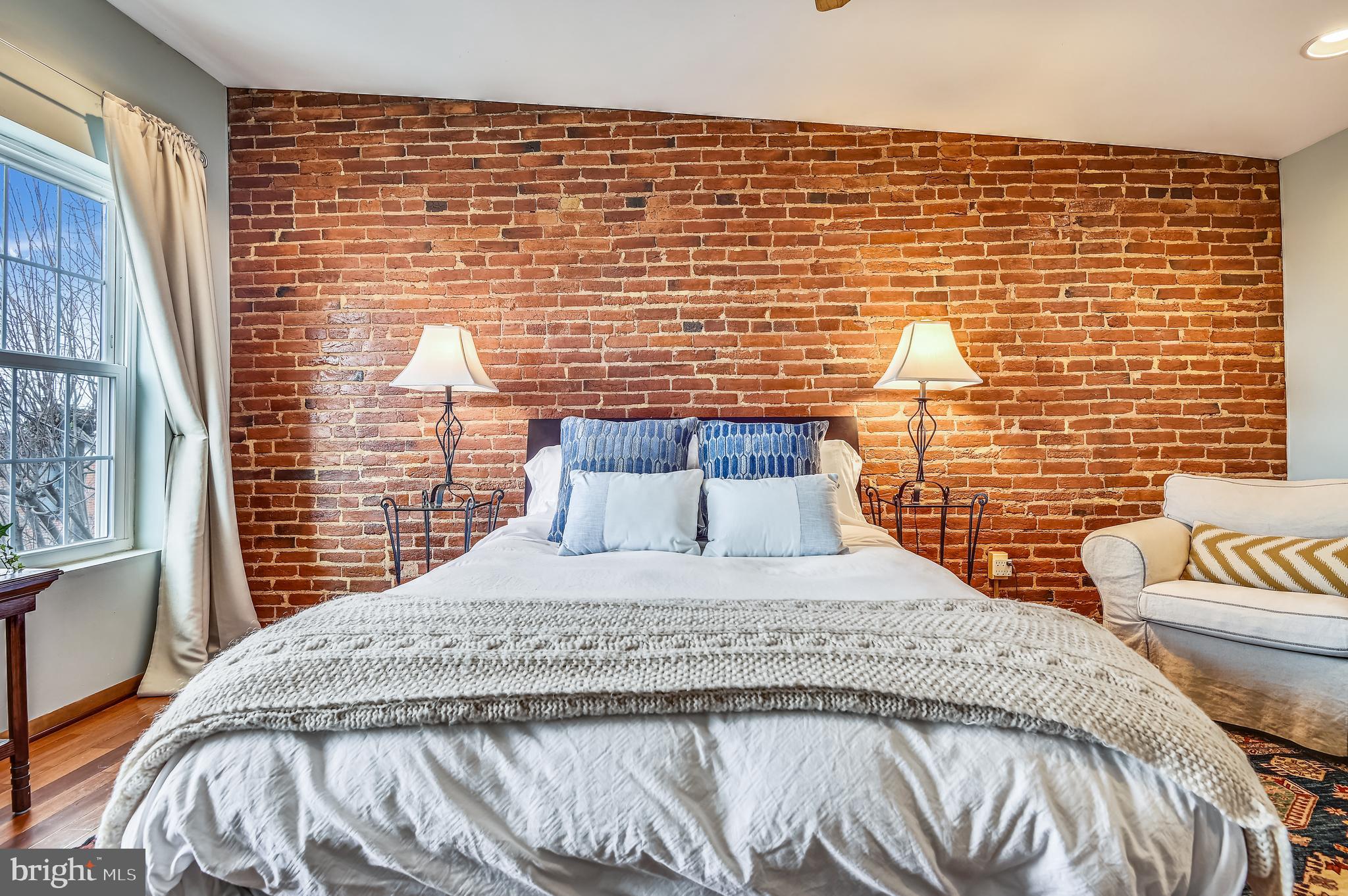 1143 Riverside Avenue Baltimore, MD 21230 - Photo 49 of 76 Baster Bedroom with brick walls