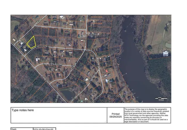 $32,000 | Lot 71 Mccoy Drive, Summerton, SC 29148