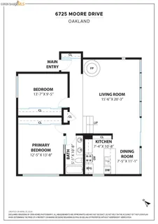 $699,000 | 6725 Moore Drive, Oakland, CA 94611
