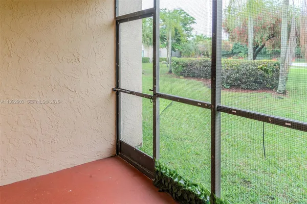 a view of an outdoor space and a porch