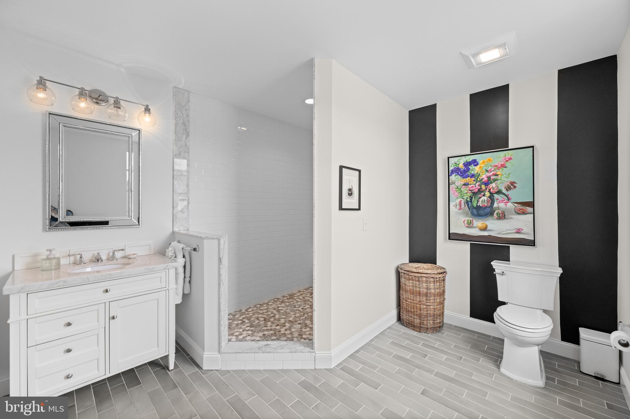 1484 West Strasburg Road West Chester, PA 19382 - Photo 57 of 95 Spacious Ensuite with Walk-in Shower
