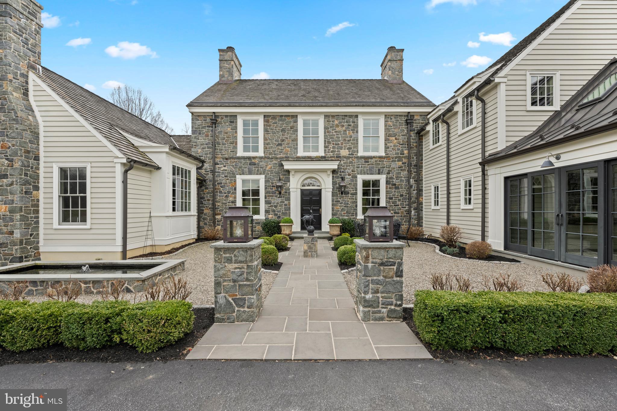 1484 West Strasburg Road West Chester, PA 19382 - Photo 83 of 95 Elegant Entrance through Stone Pillars