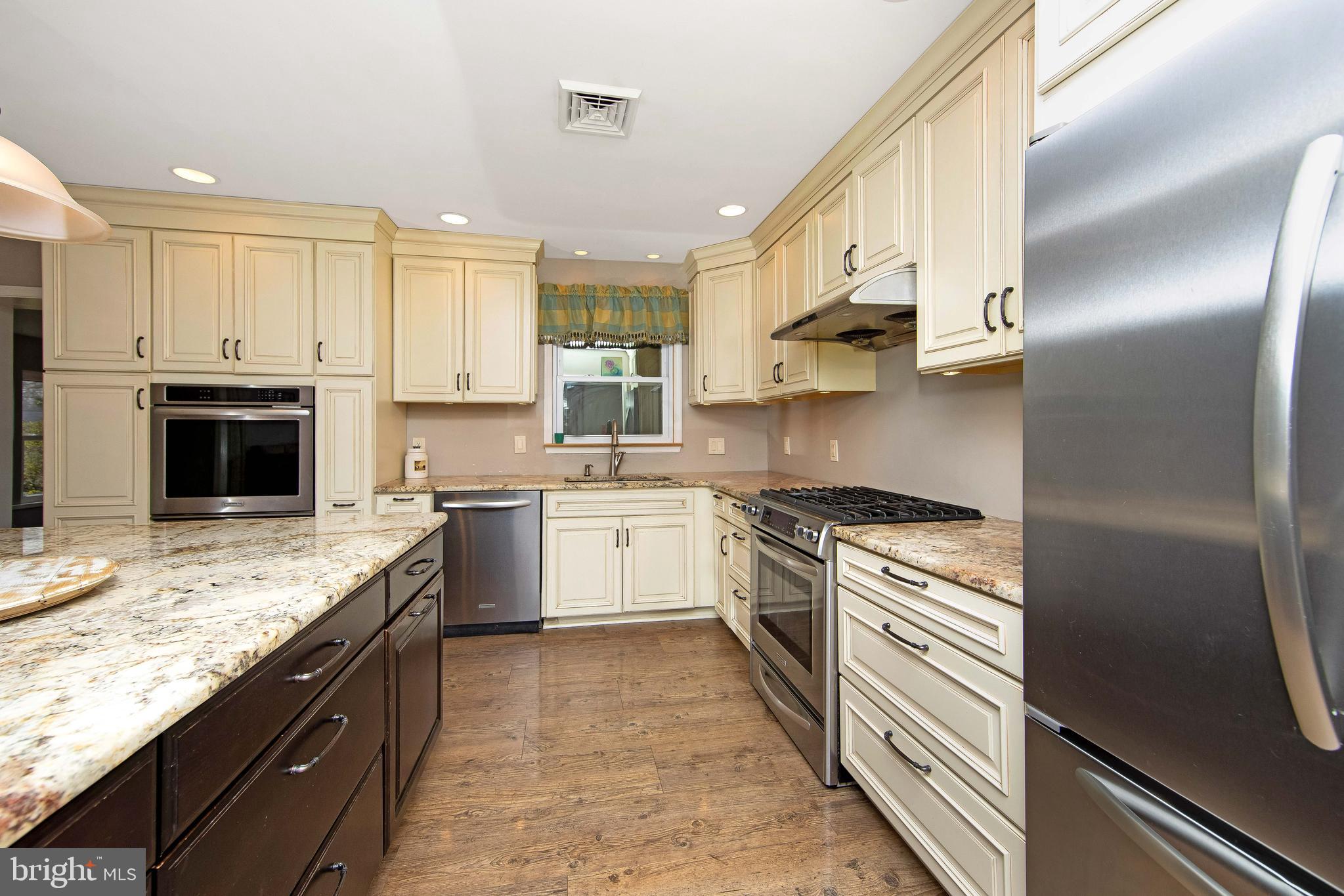 Updated kitchen with granite counters