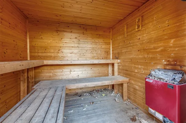 a picture of a bench in room