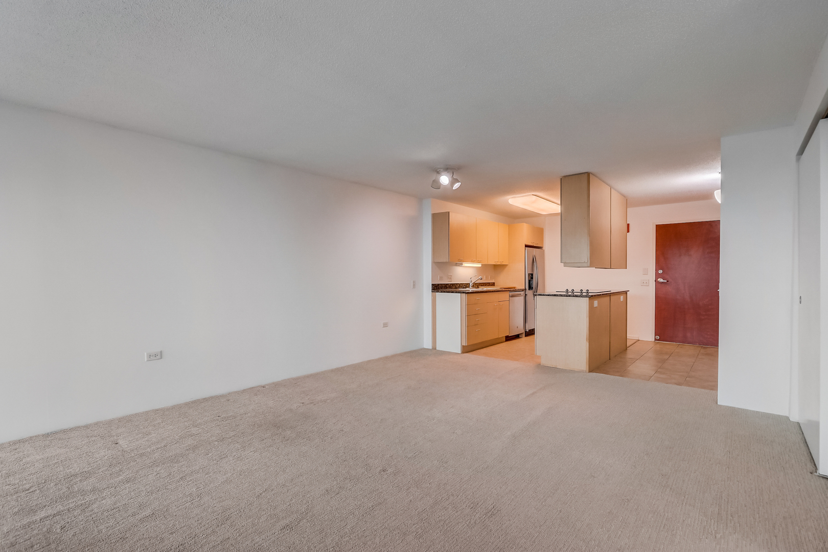 800 Elgin Road, Unit 1220 Evanston, IL 60201 - Photo 5 of 39 a view of a kitchen with white cabinets