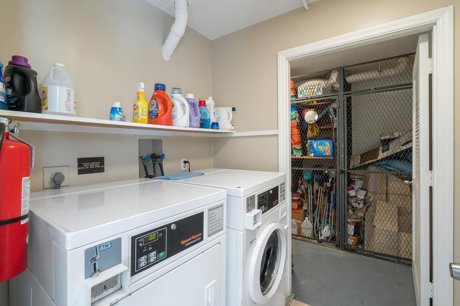 773 Jeffery Street, Unit 4206 Boca Raton, FL 33487 - Photo 15 of 27 Communicty Laundry and Locked Owner Stor