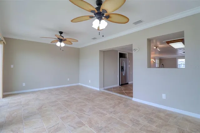 a view of an empty room